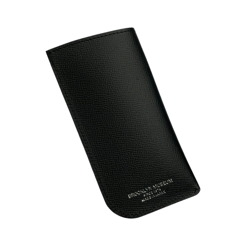 [French calf] <br>Glasses case<br>color: Black