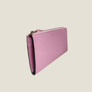 [French calf] <br>L Zip long wallet<br>color: Mauve Pink