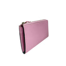 [French calf] <br>L Zip long wallet<br>color: Mauve Pink