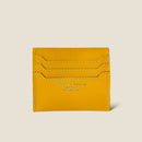 [French calf] <br>Mini -snap wallet<br>color: Yellow