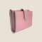 [French calf] <br>Hook -up wallet<br> Color: Mauve Pink x Off White Stitch