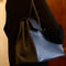 [Shrink leather]<br>Voyage L bag<br>color: Navy