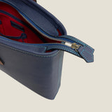 [French calf] <br>Bercy tote bag<br>color: ink blue x red<br>[Made to order]