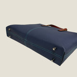 [French calf] <br>Bercy tote bag<br>color: ink blue x red<br>[Made to order]