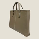 [フレンチカーフ] <br>ベルシー トートバッグ<br>color：トープ<br>【受注生産】
