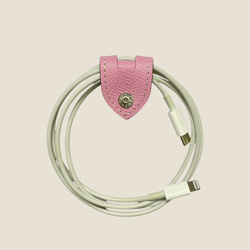 [French calf] <br>Code clip<br>color: Mauve Pink