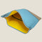 [French calf] <br>Combination clutch bag<br>color: Aqua Blue x Tope