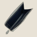 [フレンチカーフ] <br>Lジップロングウォレット<br>color：アイスグレー