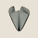 [フレンチカーフ] <br>Lジップロングウォレット<br>color：アイスグレー