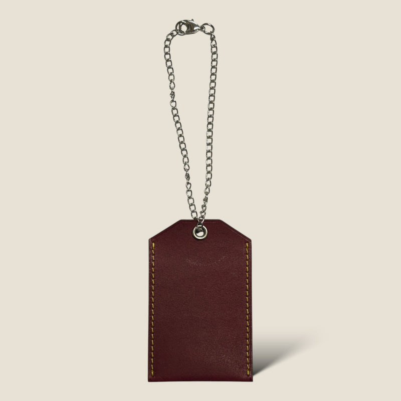 [BROOKLYN MUSEUM × NINNAJI]<br>お守りカバー チェーンタイプ<br>color：ヤマト ボルドー