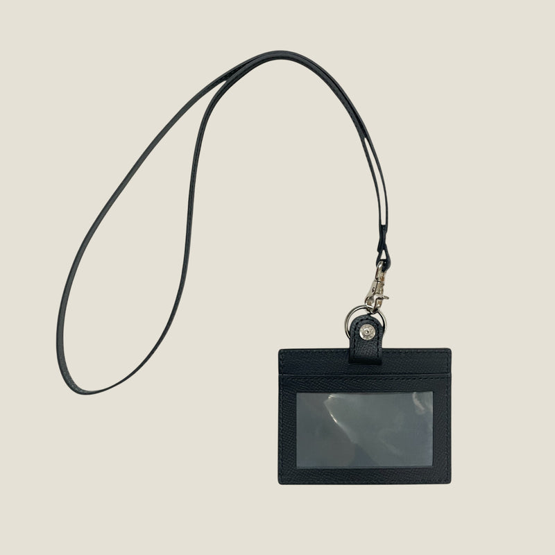 [French calf] <br>ID strap on both sides<br>color: Black
