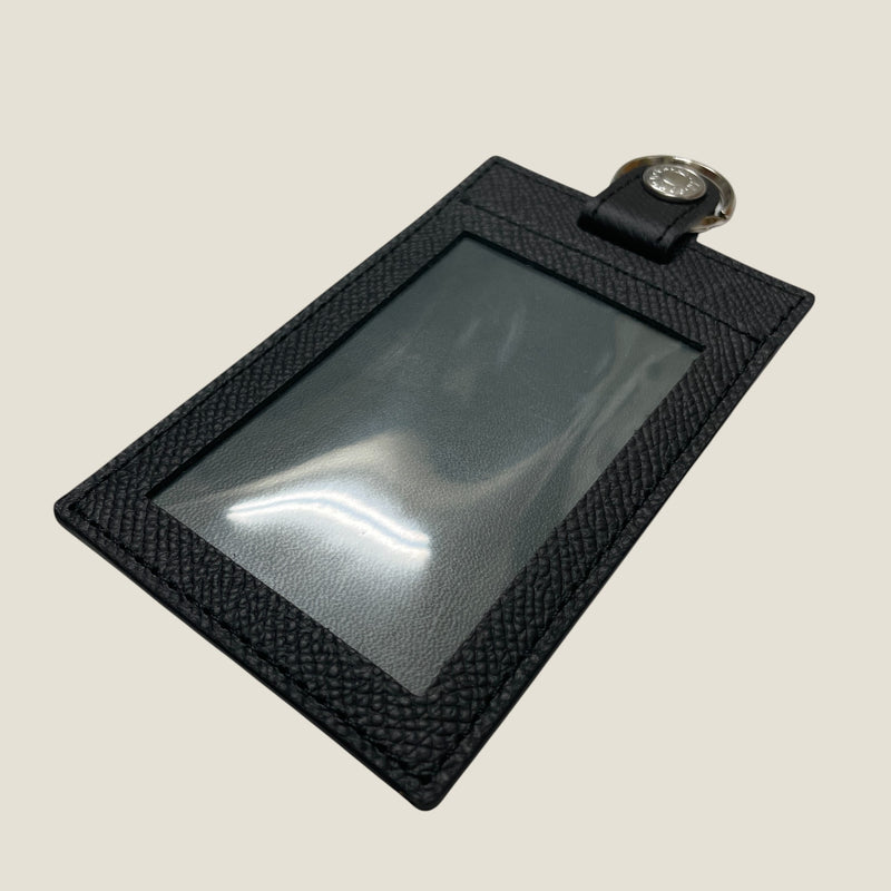 [French calf] <br>ID strap both sides vertical<br>color: Black