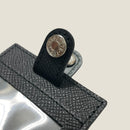 [French calf] <br>ID strap both sides vertical<br>color: Black