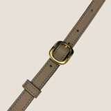 [Taurillon Lagoon x Crocodile]<br>voyage shoulder<br>color: taupe