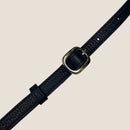 [シュリンクレザー×クロコパターンレザー]<br>ヴォヤージュサコッシュ<br>color：ネイビー