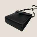 [シュリンクレザー×クロコパターンレザー]<br>ヴォヤージュサコッシュ<br>color：ブラック