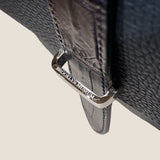 [Taurillon Lagoon x Crocodile]<br>voyage shoulder<br>color: navy