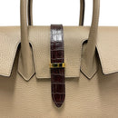 [Shrink leather]<br>Voyage M bag<br>color: Tope