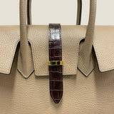 [Shrink leather x croco pattern leather]<br>Voyage M bag<br>color: taupe