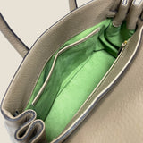 [Shrink leather x croco pattern leather]<br>Voyage M bag<br>color: taupe x taupe