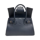 [Shrink leather]<br>Voyage M bag<br>color: Navy