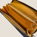 [Ai dyed crocodile] <br>Round zip long <Standard>