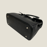 [Shrink leather x croco pattern leather]<br>Voyage M bag<br>color: black<br>[Scheduled to arrive in early August]