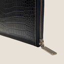 [Ai dyed crocodile] <br>Round zip long <Standard>