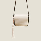 [Shrink leather]<br>medallion tassel charm<br>color: white<br>[Made to order]