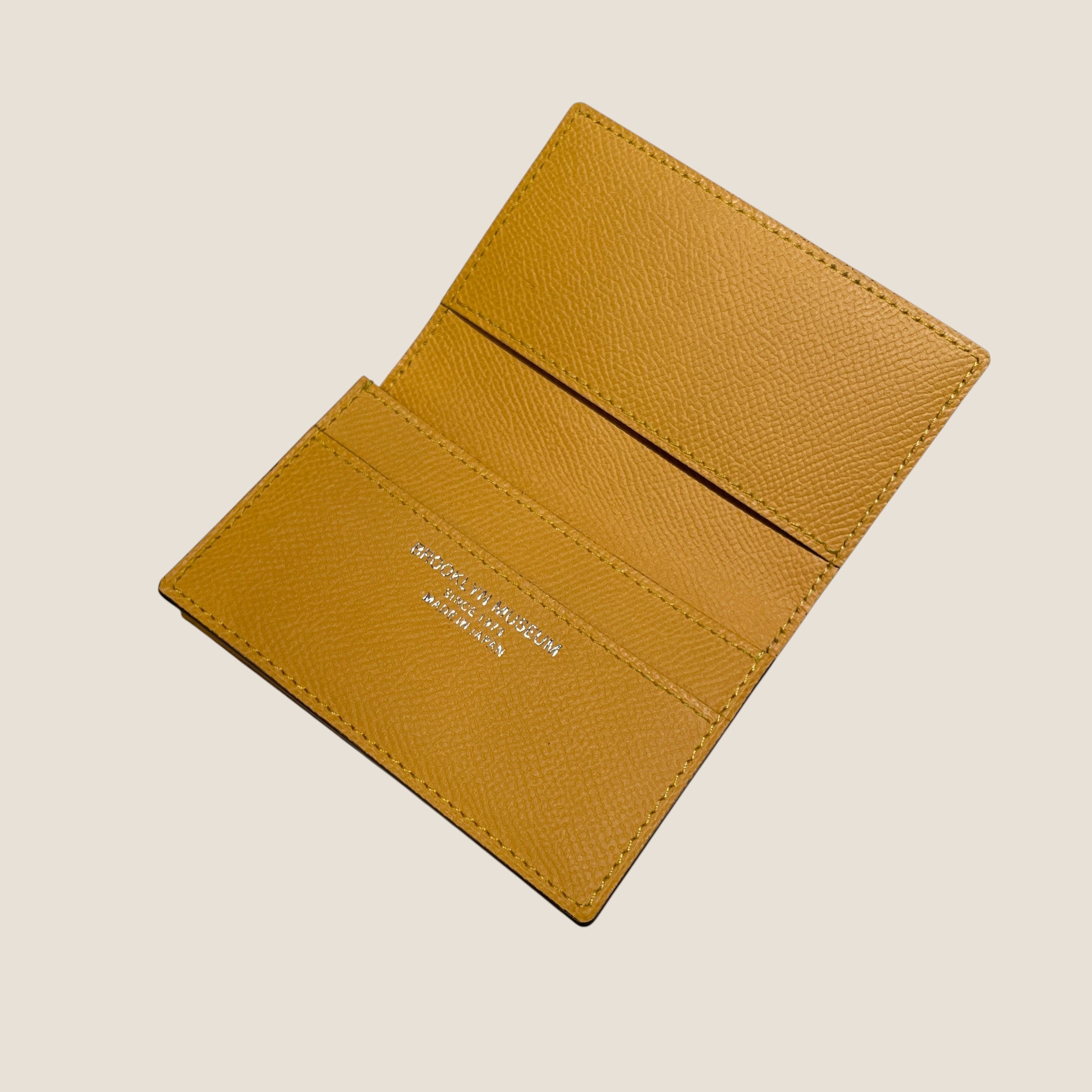藍染めクロコダイル] 通しマチカードケース – BROOKLYN MUSEUM