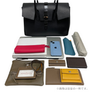 [Shrink leather]<br>Voyage M bag<br>color: Black