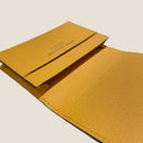 [藍染めクロコダイル] <br>通しマチカードケース