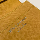 [藍染めクロコダイル] <br>通しマチカードケース