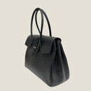 [シュリンクレザー]<br>ヴォヤージュLバッグ<br>color：ブラック<br>【１２月中旬入荷予定】