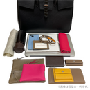 [トリヨンラグーン×クロコダイル]<br>ヴォヤージュLバッグ<br>color：ネイビー