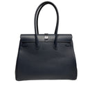 [Shrink leather]<br>Voyage L bag<br>color: Navy