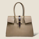 [Shrink leather]<br>Voyage L bag<br>color: Tope