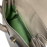 [Shrink leather]<br>Voyage L bag<br>color: taupe