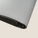 [フレンチカーフ] <br>ミニインターナショナルウォレット<br>color：アイスグレー