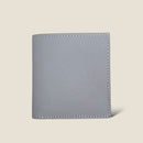 [フレンチカーフ] <br>ミニインターナショナルウォレット<br>color：アイスグレー