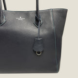 [Shrink leather]<br>tuti tote bag<br>color: navy