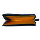 [サルベージ PROJECT]<br>[藍染め] <br>Lジップロングウォレット