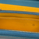 [サルベージ PROJECT]<br>[フレンチカーフ] <br>ラウンドジップロング＜スリム＞<br>color：アクアブルー