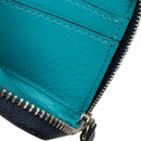 [サルベージ PROJECT]<br>[フレンチカーフ] <br>ハーフLジップウォレット<br>color：ネイビー