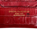 [サルベージ PROJECT]<br>[クロコパターンレザー] <br>ミニスナップウォレット<br>color：レッド