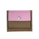 [サルベージ PROJECT]<br>[フレンチカーフ] <br>ミニスナップウォレット<br>color：モーヴピンク×トープ