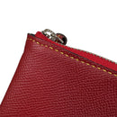 [サルベージ PROJECT]<br>[フレンチカーフ] <br>ポーチS<br>color：レッド