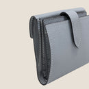 [フレンチカーフ] <br>ホックアップウォレット<br> color：アイスグレー