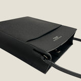 [French calf]<br>Box sacoche L<br>color: black