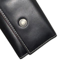 [サルベージ PROJECT]<br>[グロスコードバン] <br>三折りキーケース<br>color：ブラック